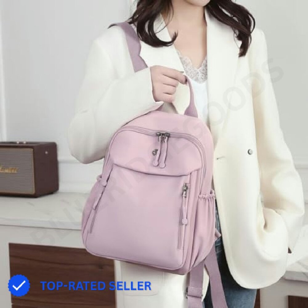 Mini Nylon Backpack Chic Lightweight Daypack Casu… - image 3